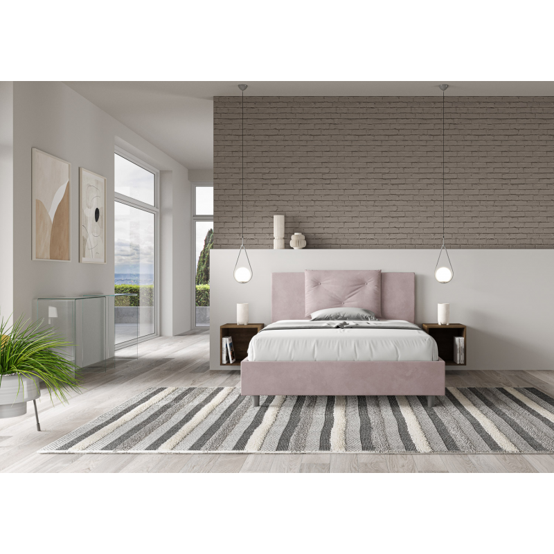 Letto imbottito Matrimoniale francese 140x210 cm Appia