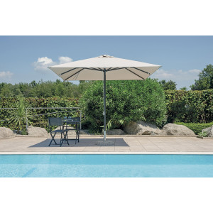 Zoom Ombrellone Roma Made In Italy 3X3 Antracite Moia