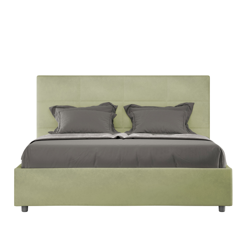 Letto imbottito Matrimoniale francese 140x190 cm Mika