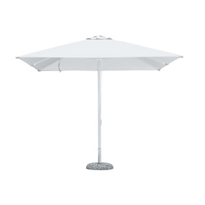 Ombrellone Roma 3x3 m bianco Made in Italy Moia elegante e resistente
