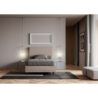 Letto imbottito Matrimoniale francese 140x190 cm Focus