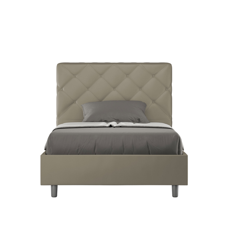 Letto imbottito Matrimoniale francese 140x190 cm Priya