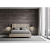 Letto imbottito Matrimoniale francese 140x190 cm Agueda