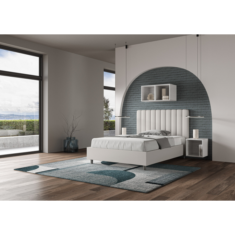 Letto imbottito Matrimoniale francese 140x200 cm Agueda