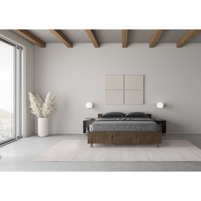 Letto Matrimoniale francese 140x190 cm Nuamo