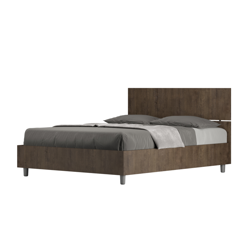 Letto Matrimoniale francese 140x190 cm testata dritta Demas