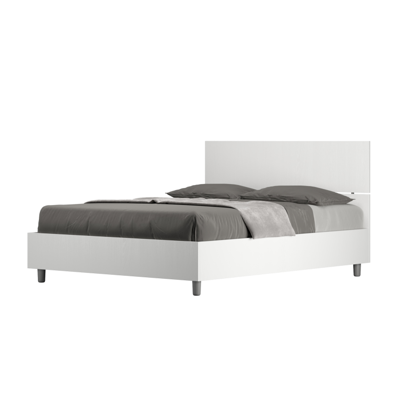 Letto Matrimoniale francese 140x190 cm testata dritta Demas
