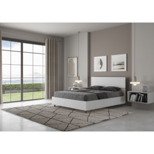 Zoom Letto Matrimoniale francese 140x200 cm testata dritta Demas