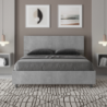 Letto Matrimoniale francese 140x190 cm testata inclinata Demas
