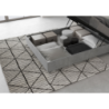 Letto Matrimoniale francese 140x190 cm testata inclinata Demas