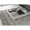 Letto Matrimoniale francese 140x190 cm testata inclinata Demas
