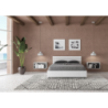Letto Matrimoniale francese 140x190 cm testata inclinata con doghe Ankel
