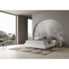 Letto Sommier imbottito Matrimoniale 160x190 cm Azelia