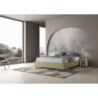 Letto Sommier imbottito Matrimoniale 160x190 cm Azelia