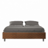 Letto Sommier imbottito Matrimoniale 160x190 cm tessuto Era Azelia