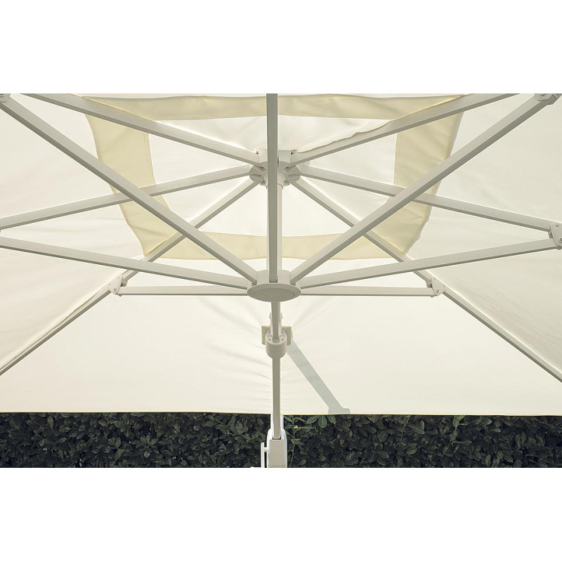 Ombrellone Tennessee 3x4 m bianco palo centrale robusto ed elegante