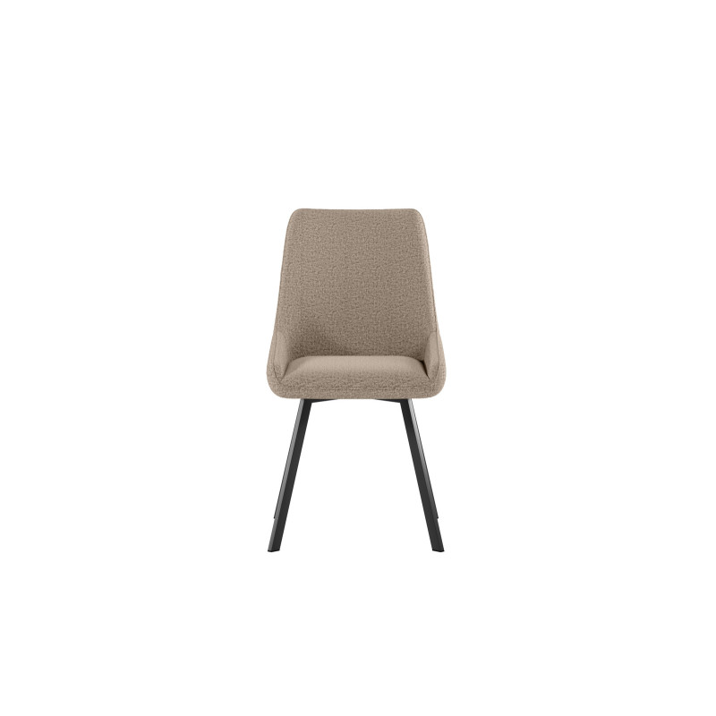 Set di 4 Sedie in Microfibra Fox 48cm X 60cm H 87cm Stones