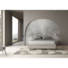 Letto Sommier imbottito Matrimoniale 160x210 cm tessuto Labirinto Azelia