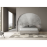 Letto Sommier imbottito Matrimoniale 160x210 cm tessuto Era Azelia