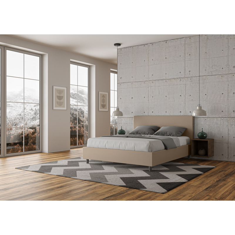 Letto imbottito Matrimoniale 160x190 cm Adele