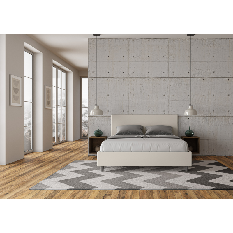 Letto imbottito Matrimoniale 160x190 cm Adele