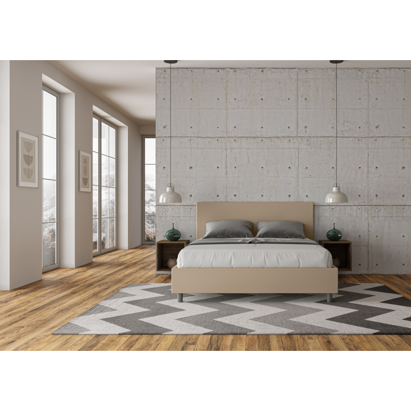 Letto imbottito Matrimoniale 160x190 cm Adele
