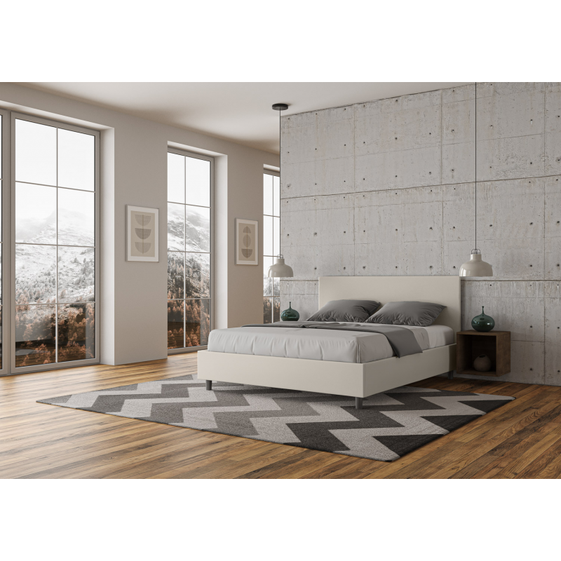 Letto imbottito Matrimoniale 160x190 cm Adele