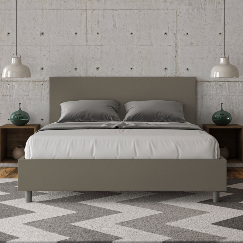 Letto imbottito Matrimoniale 160x190 cm Adele