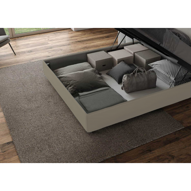 Letto imbottito Matrimoniale 160x190 cm Adele