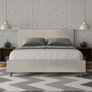 Zoom Letto imbottito Matrimoniale 160x190 cm tessuto Labirinto Adele