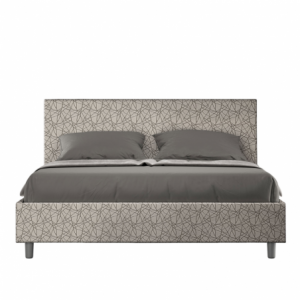Letto imbottito Matrimoniale 160x200 cm tessuto Era Adele