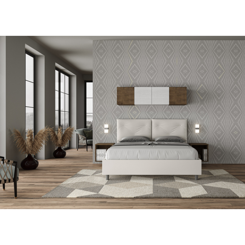 Letto imbottito Matrimoniale 160x190 cm Appia