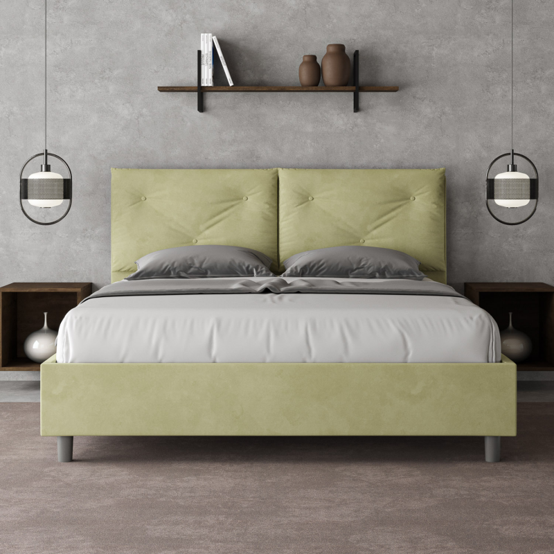 Letto imbottito Matrimoniale 160x190 cm Appia