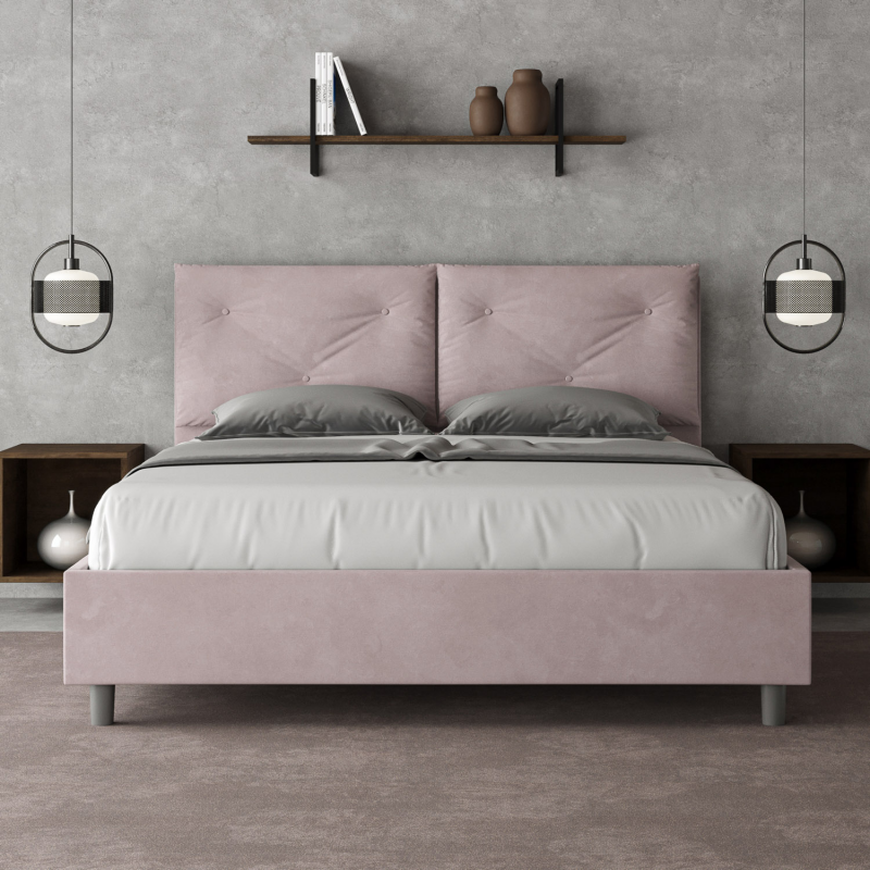 Letto imbottito Matrimoniale 160x190 cm Appia