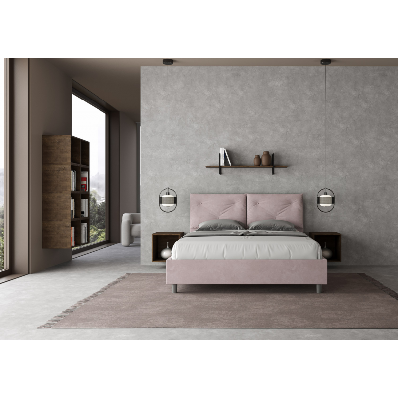 Letto imbottito Matrimoniale 160x190 cm Appia