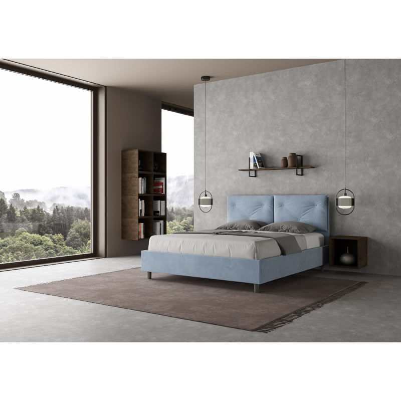Letto imbottito Matrimoniale 160x190 cm Appia