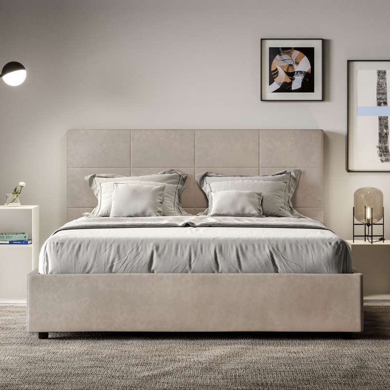 Letto imbottito Matrimoniale 160x190 cm Mika
