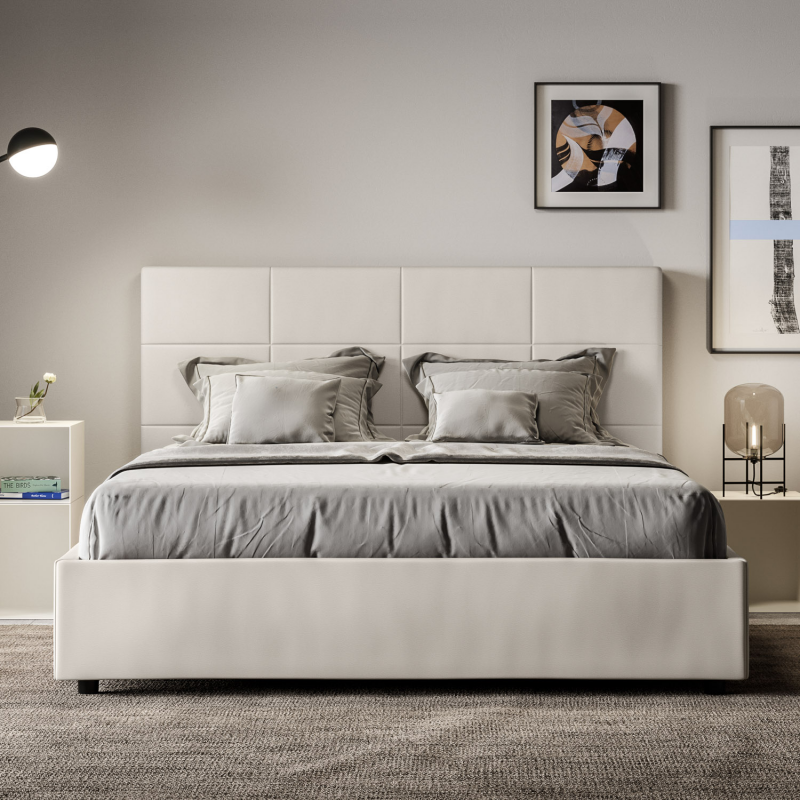 Letto imbottito Matrimoniale 160x210 cm Mika