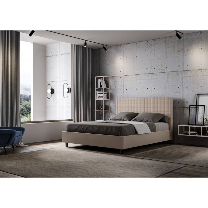 Letto imbottito Matrimoniale 160x190 cm Sunny