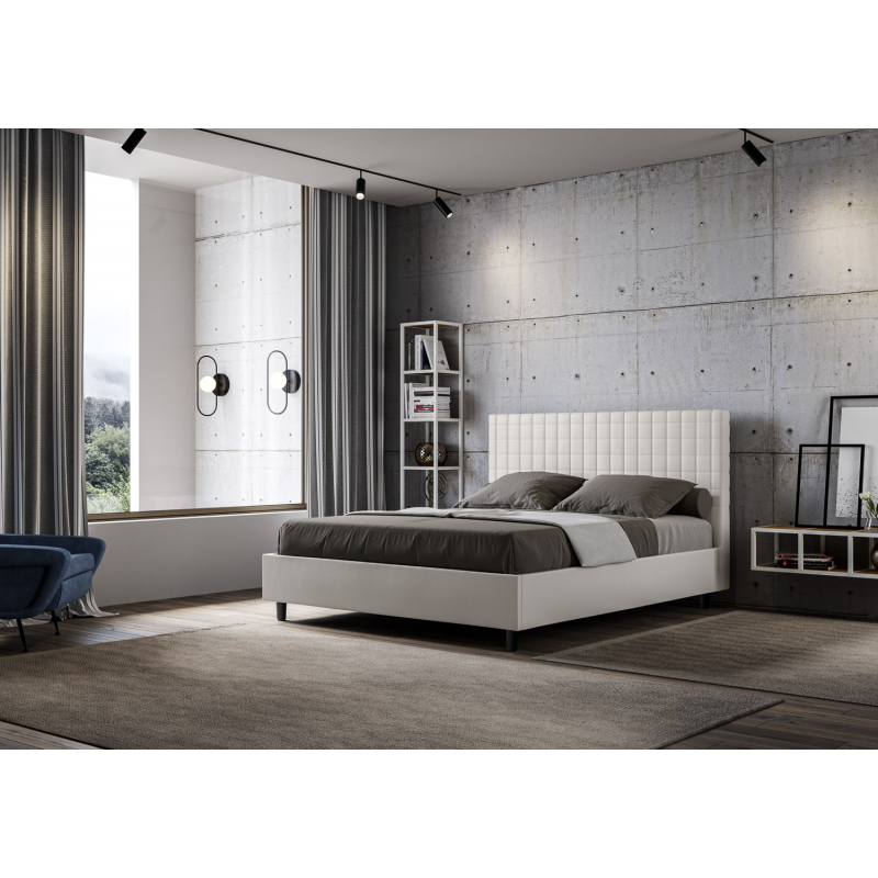 Letto imbottito Matrimoniale 160x190 cm Sunny