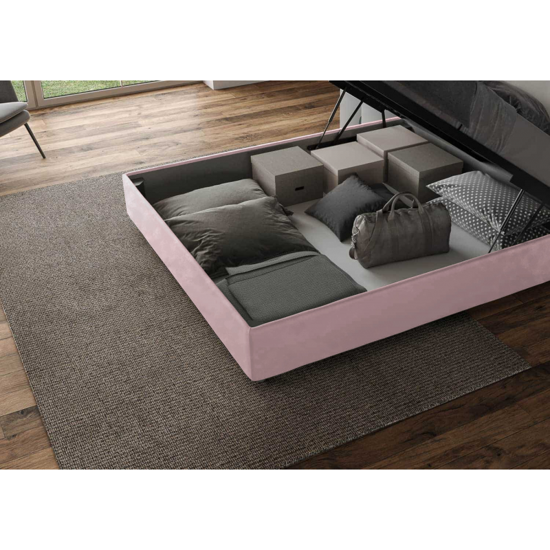 Letto imbottito Matrimoniale 160x190 cm Agueda