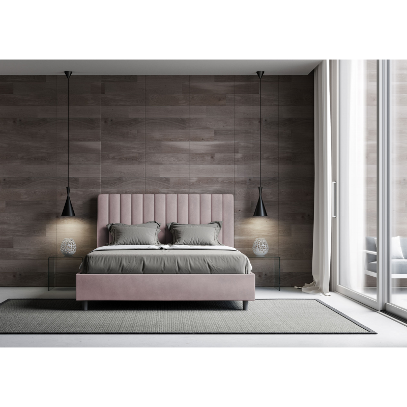 Letto imbottito Matrimoniale 160x190 cm Agueda