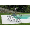 Set 2 Sedie pieghevoli Orta Moia ferro grigio antracite esterno