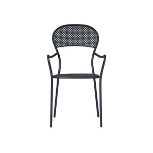 Set 2 Sedie Intra Moia ferro grigio antracite esterno resistente