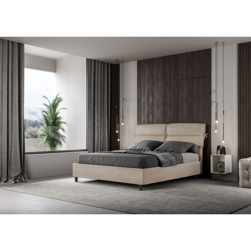 Letto imbottito Matrimoniale 160x190 cm Nandy