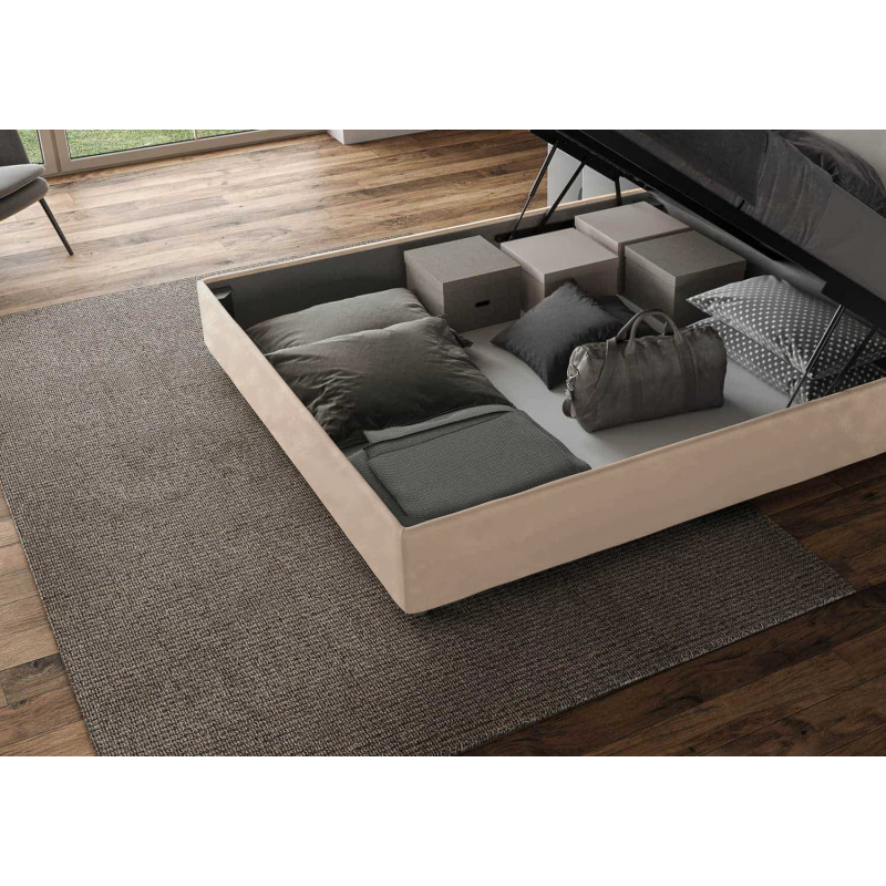Letto imbottito Matrimoniale 160x190 cm Nandy