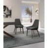 Set di 4 Sedie in tessuto Vera 62cm X 49.5cm H 87cm Stones