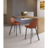 Set di 2 Sgabelli in tessuto Fox 50cm X 44cm H 94cm Stones