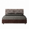 Letto imbottito Matrimoniale 160x190 cm tessuto Agata Mados