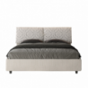 Letto imbottito Matrimoniale 160x200 cm tessuto Agata Mados